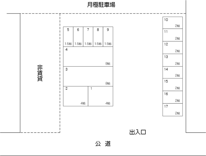 さいたま大谷口店の配置図