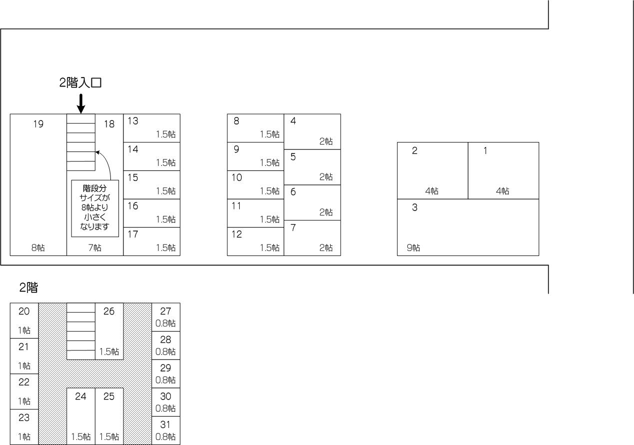 New内谷店の配置図 New内谷店の配置図