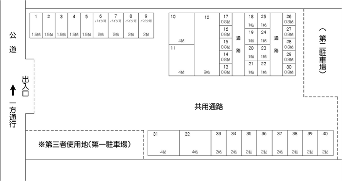 川口芝富士アウトレット店の配置図