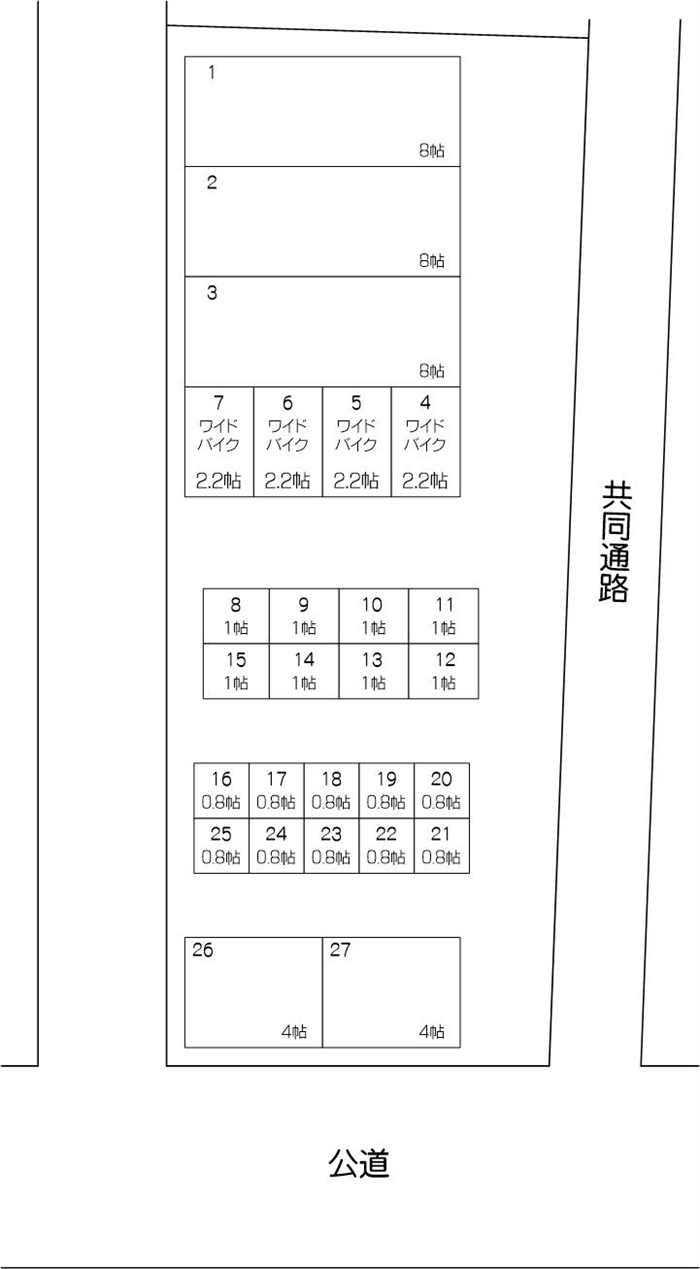 芝塚原店の配置図