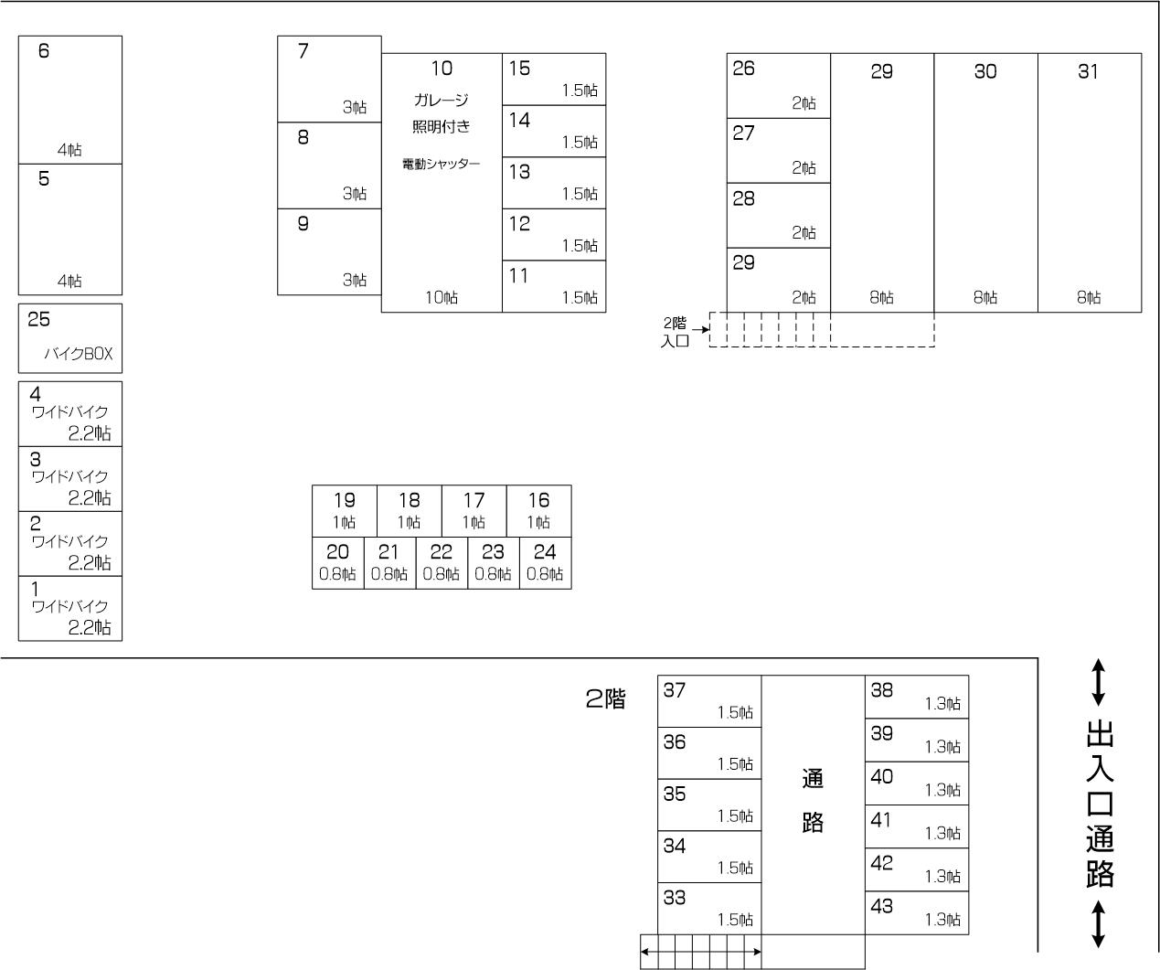 戸田セントラル店の配置図