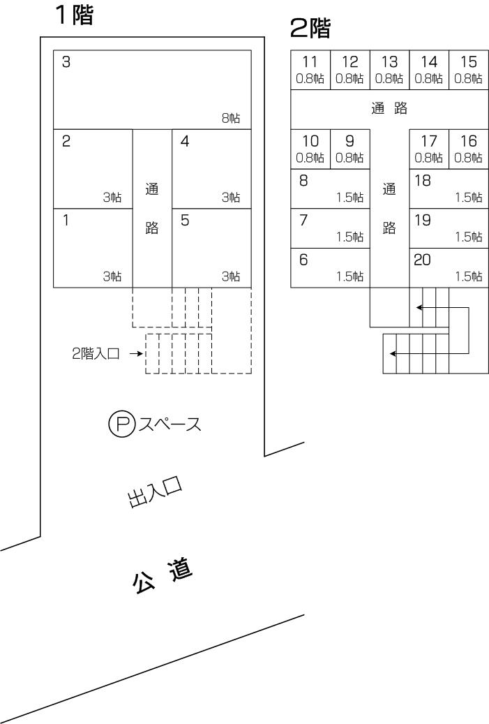 プレミアムトランク・北戸田店の配置図 プレミアムトランク・北戸田店の配置図