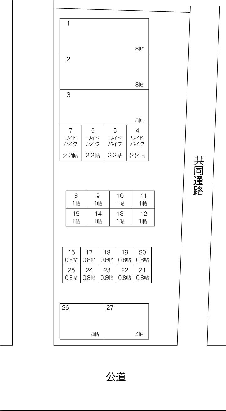 芝塚原店の配置図 芝塚原店の配置図
