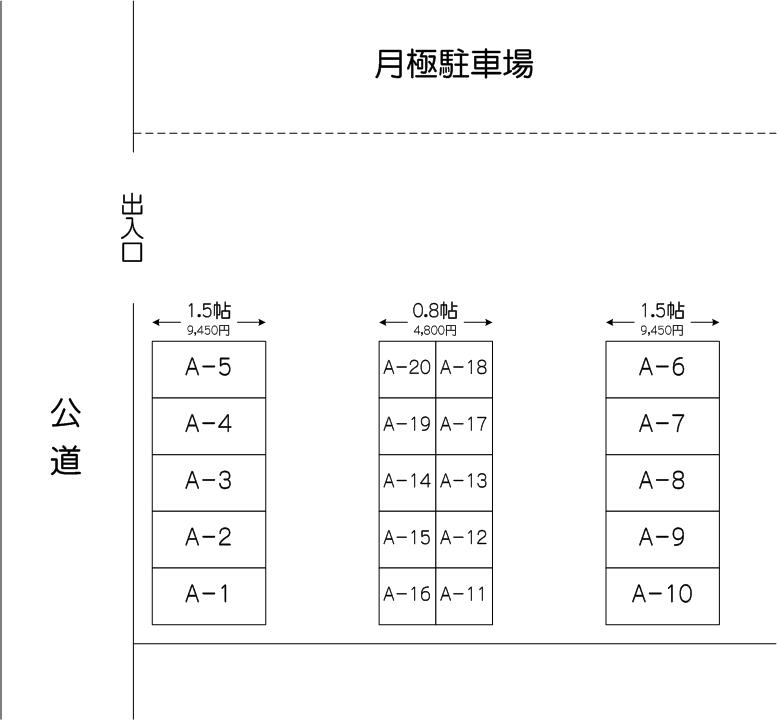 戸田店の配置図 戸田店の配置図